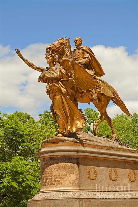 Central Park General Sherman Sculpture Photograph By Regina Geoghan