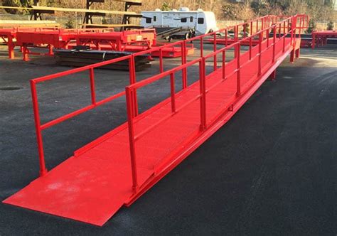 custom loading ramps forklift docks professionally
