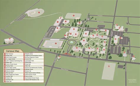 Alcorn State University Campus Map