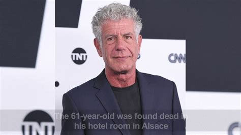 celebrity chef food critic anthony bourdain dies youtube