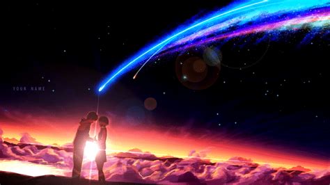 Your Name Hd Wallpaper With Movie Ost Sparkle Wallpapers Hdv