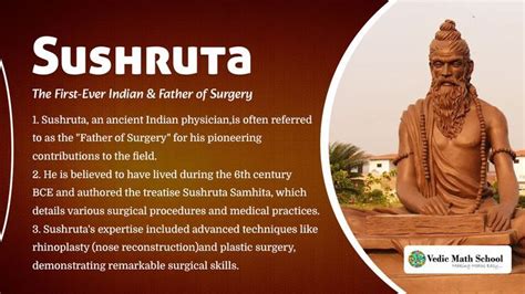 Sushruta The First Ever Indian And Father Of Surgery Math School
