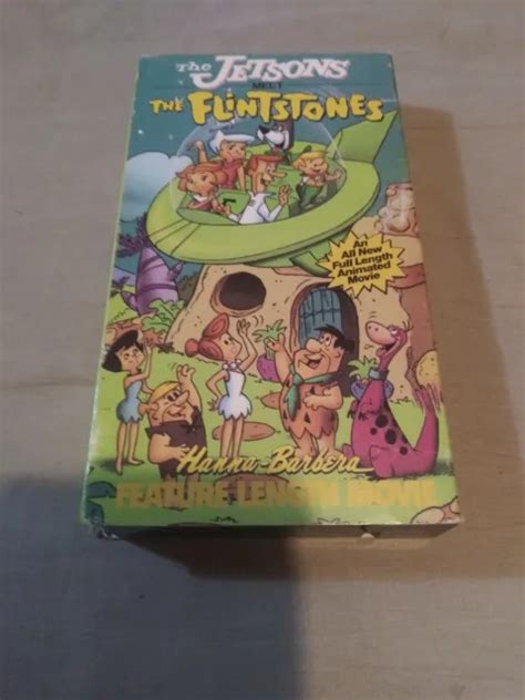 The Jetsons Meet The Flintstones Vhs Warner Bros Rare Picclick