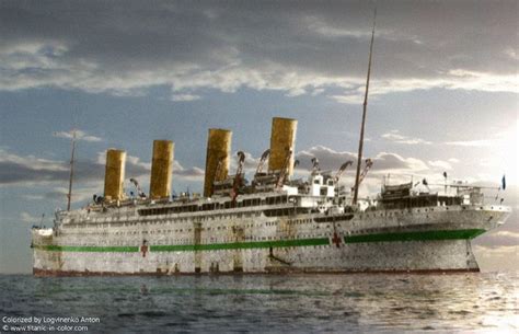 Hmhs Britannic As A Hospital Ship Wwi Titanic Ship Rms Titanic