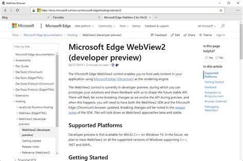 WebView Browser A Rich Sample For WebView Microsoft Edge Blog