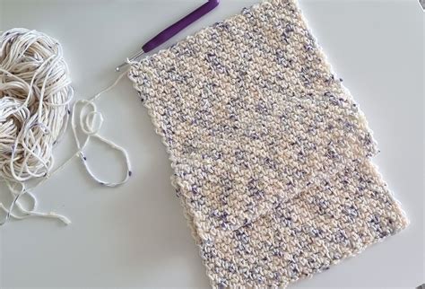 Crochet Moss Stitch Scarf My Crochet Space