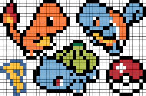 Cute Eevee Evolutions Pixel Art Grid Pixel Art Grid Gallery