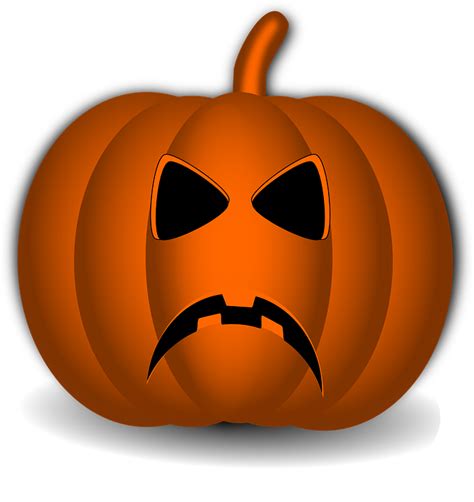 Gratis Vektorgrafik Pumpa Halloween Ansikte Lantern Gratis Bild