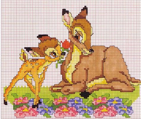 Bambi 2 Disney Cross Stitch Patterns Baby Cross Stitch Patterns