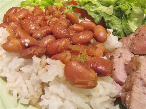 You can't mess up this easy puerto rican rice and beans recipe that combines gandules, recaito, pork, and olives for an explosion of flavor. Puerto Rican Rice and Beans - Kimversations