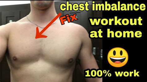 Fix Chest Imbalance Workout At Home No Gymneeded Rohit Xfit Youtube