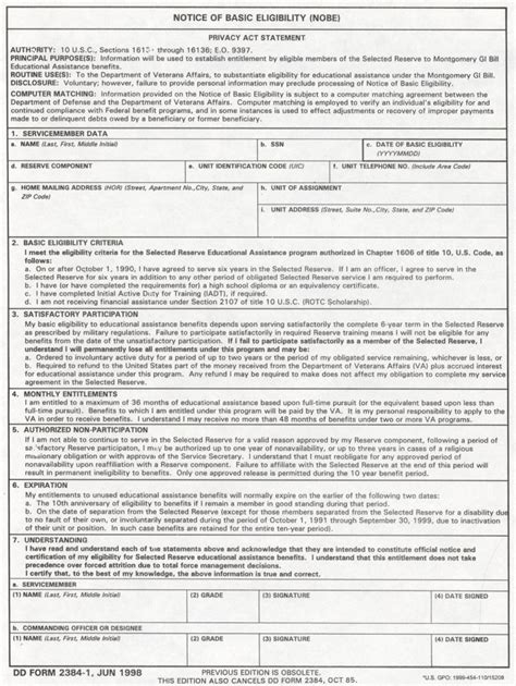 Dd Form 2384 1 Fill Out And Sign Online Dochub