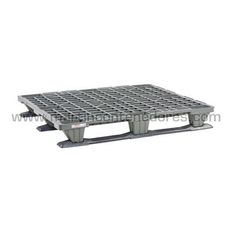 Nestable Perforated Plastic Pallet 1200x800x130 Mm