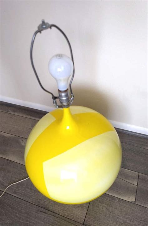 Professional inspirations for aia, asid, iida, ids, riba, biid interior architects, interior specifiers, interior designers, interior decorators. 60's Round Yellow Table Lamp Geometric Retro Lighting ...