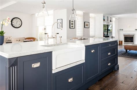 'spectra' sb35gm 1 and 1/2 bowl sink in gunmetal, $1339, from appliances online. Coastal calm: Hamptons kitchen - Completehome