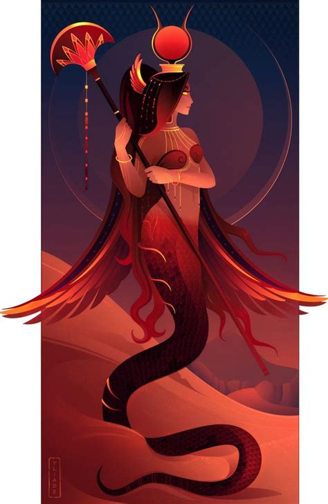 meretseger ~ egyptian gods by yliade on deviantart egyptian gods egyptian deity goddess of egypt