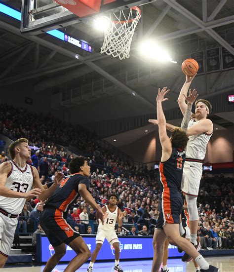 Drew Timme Continues To Expand His Game Scores 35 In Gonzagas Rout