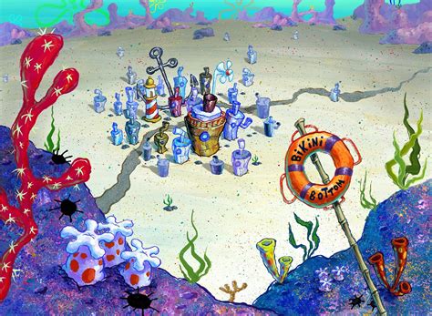Bikini Bottom Home City Of Spongebob Squarepants Spongebob Background