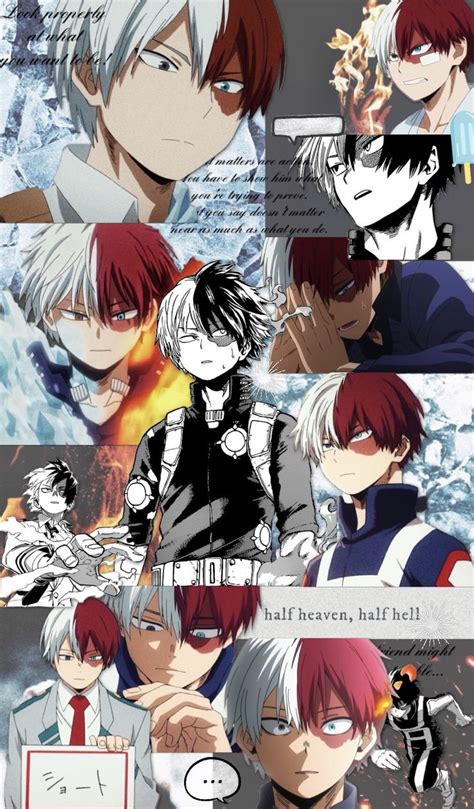 #wattpad #random i dont own any of these images nor anime. Todoroki wallpaper 🤍 ️ | Cute anime wallpaper, Hero ...