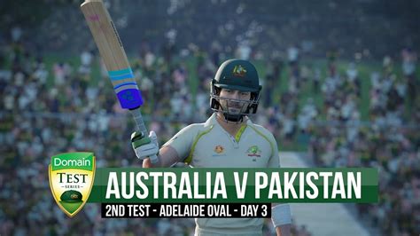 Australia V Pakistan Second Test Day 3 Highlights Cricket 19 Youtube