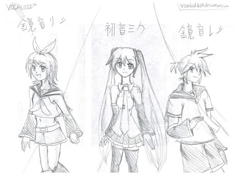 Vocaloid Sketch By Vocaloid429 On Deviantart
