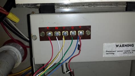 Diagnostic chart a diagnostic led is located inside the exterior access cover on the outside a circuit board in the furnace controlling the ignition sequence and proves a flame has been established. Can I use the T terminal in my furnace as the C for a Wifi Thermostat? - Home Improvement Stack ...