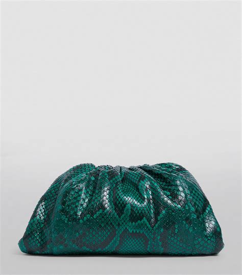 Bottega Veneta The Pouch Snake Print Clutch Bag Harrods Bn