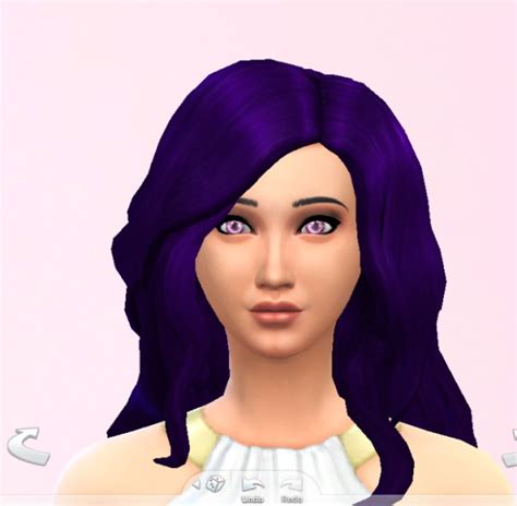 Stars Sugary Pixels Purple Hair ~ Sims 4 Hairs