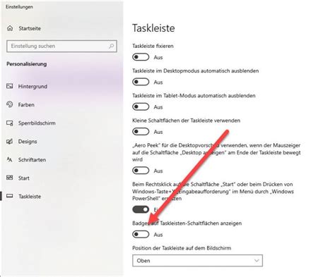 Windows 10 Taskleiste Gruppieren Deaktivieren Und Kleine Symbole