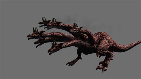3d Style Seven Headed Dragon Test Youtube