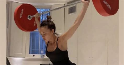 Victoria Beckham Shows Off Impressive Strength During Weightlifting Gym