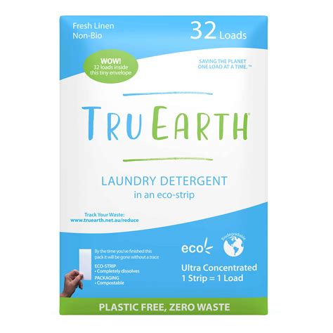 Tru Earth Eco Strips Laundry Detergent Fresh Linen Loads Tru Earth Au