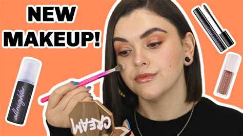 Get Ready With Me Trying New Makeup 💐 Youtube