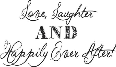 Items Similar To Love Laughter And Happily Ever After Rubber Stamp