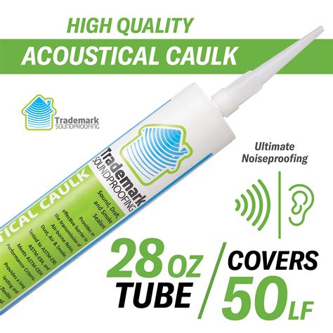 Would you say i still need to add extra soundproofing behind the drywall? Acoustical Caulk - Green Glue Noiseproofing Sealant ...