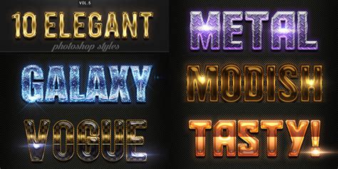 25 Creative Photoshop Text Effects—with Vibrant Styles