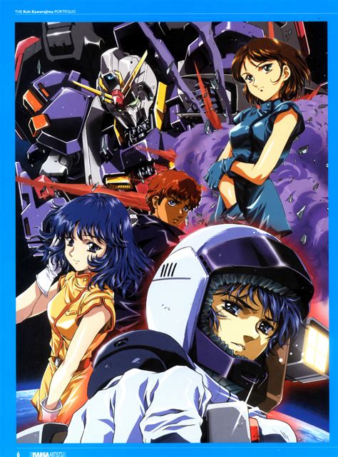 Amuro Ray Kamille Bidan Zeta Gundam Fa Yuiry And Emma Sheen Gundam