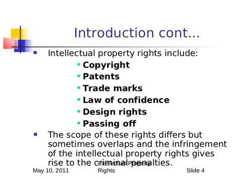 Intellectual property rights ensure you'll benefit from the works you created. Intellectual property rights