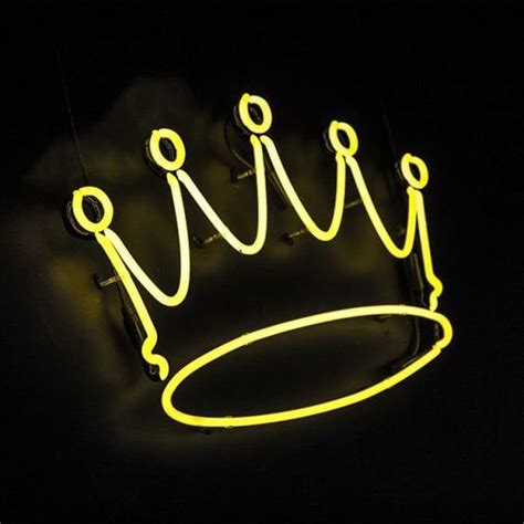 Heavy Is The Crown Neon Sign Crown Wall Decor Crown Art Etsy