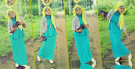 Sebab, biru akan memberikan warna tambahan pada penampilan kalian sehingga tidak terlihat membosankan. Warna Jilbab Yang Cocok Untuk Baju Hijau Tosca - Hijab Casual