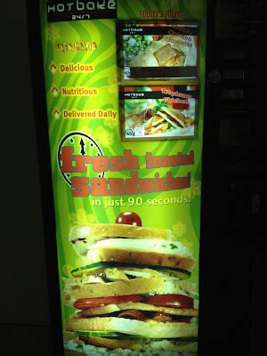 A I MOXIE Small Bizarres No 53 Sandwich Vending Machine Singapore