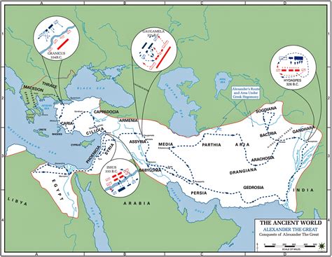 Alexander The Great Conquered Map
