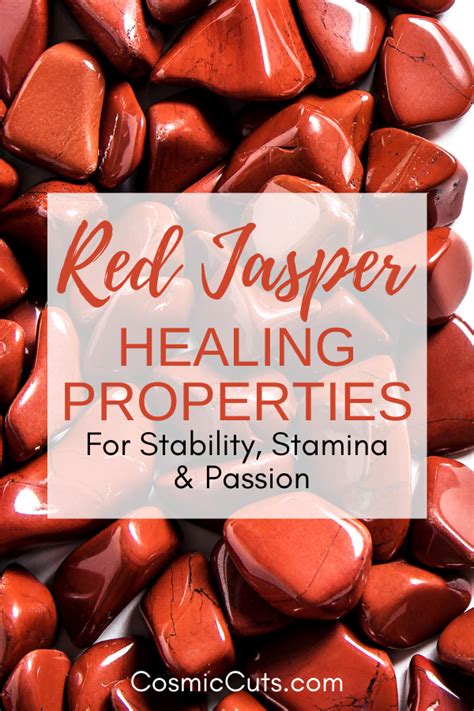 Red Jasper Healing Properties For Stability Stamina And Passion Cosmic