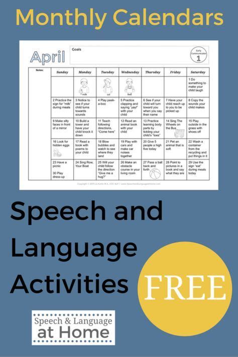 speech  language activities speech  language speech therapy