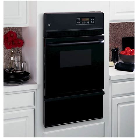 Ge 24 Built In Single Gas Wall Oven Black On Black