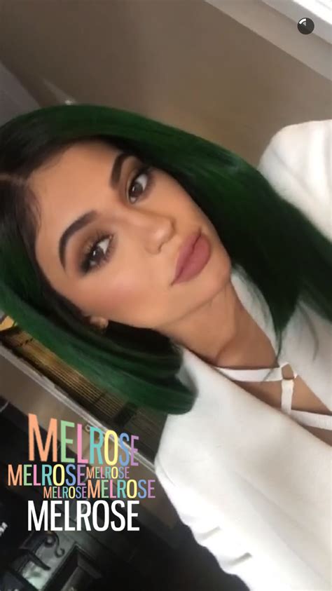Kylie Jenner Hair Transformation Kylie Jenner Green Hair Kylie