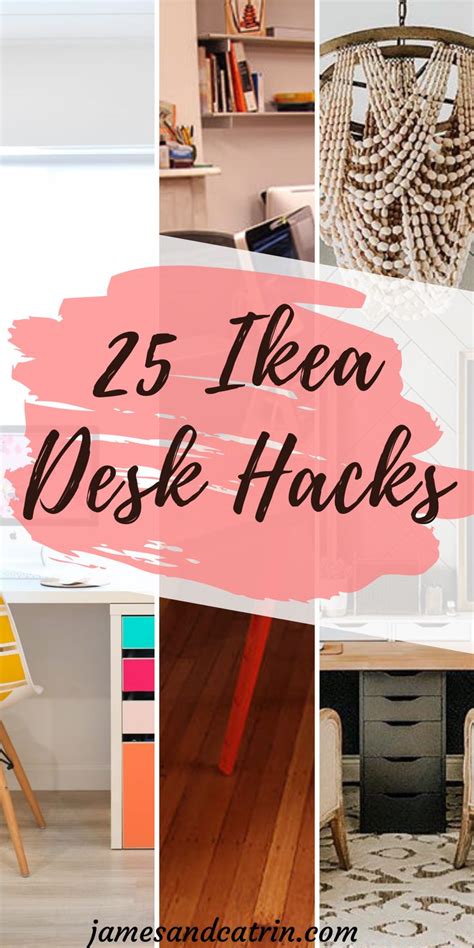 25 ikea desk hacks that will inspire you all day long james and catrin ikea desk hack ikea