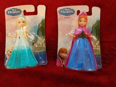 Mattel Disney Frozen Elsa And Anna Magiclip Small Toys Sealed 1844590486