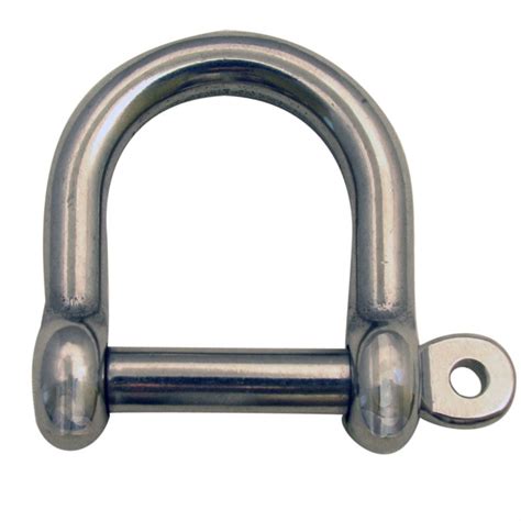 5 16 Type 316 Stainless Steel Wide D Shackle