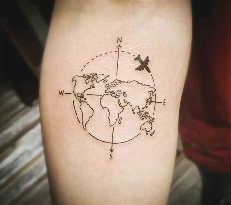map tattoos are perfect for guys who love an adventure do you like to travel travelers love to